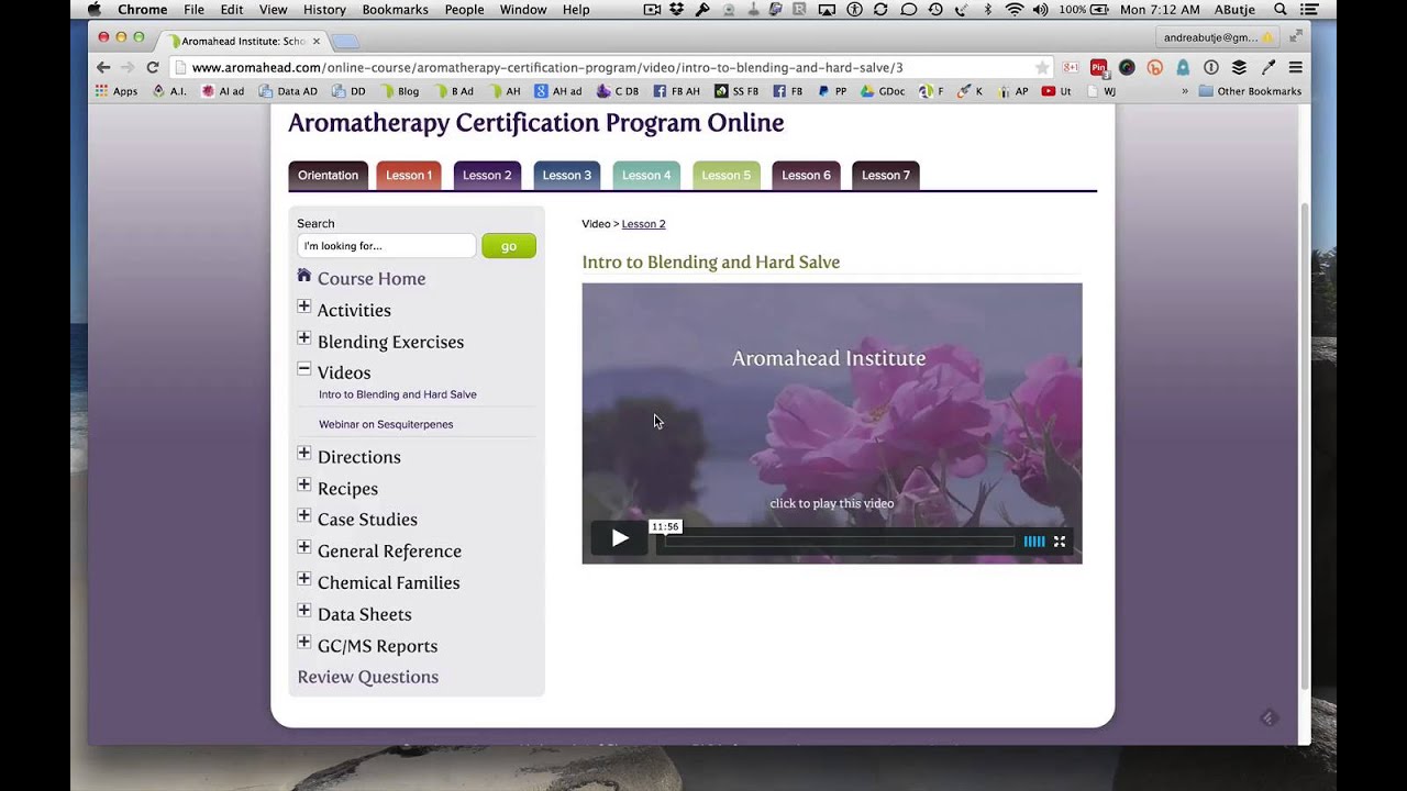 Online Aromatherapy Certification Program