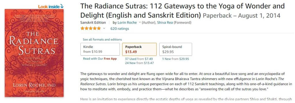 Radiance Sutras Book