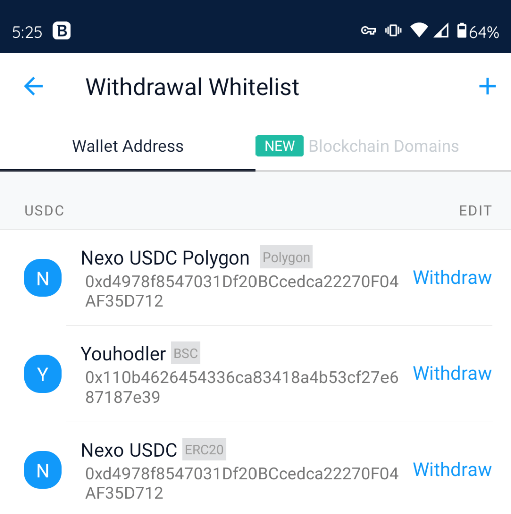 crypto.com whitelist